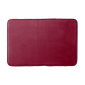 Burgundy Red Velvet Modern Trendy Badmat (Voorkant)