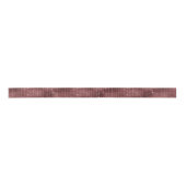 Burgundy Red White Stripes Valentine's Day Satijnen Lint (Voorkant)