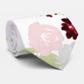 Burgundy Roos Elegant Winter Wedding Stropdas (Opgerold)