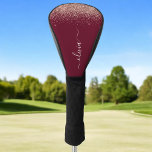 Burgundy Roos Gold Blush Pink Glitter Monogram Golfheadcover<br><div class="desc">Roos Gold - Blush roze en Burgundy Sparkle Glitter Script Monogram Name Golf Driver Hoesje. Dit maakt de perfecte liefhebbende 16 verjaardag,  bruiloft,  vrijgezellenfeest,  verjaardagsdag,  baby shower of vrijgezellenfeest voor iemand die van luxe glam en stijl houdt.</div>
