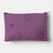 Burgundy Roos Paris Fireworks Quinceañera Etui (Achterkant)