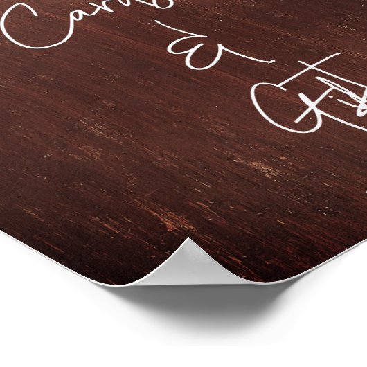 Burgundy Roos Pink Floral Mason Jar Kaarten Gifts Poster (Hoek)