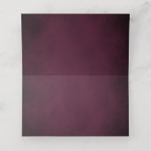 Burgundy Roos Ranunculus Wedding Plaatskaartje (Binnenkant ongevouwen)