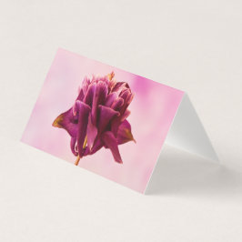 Burgundy Roze Akelei Kaart