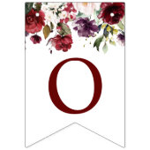 Burgundy Roze Bruiloftsfeest Banner (Derde vlag)