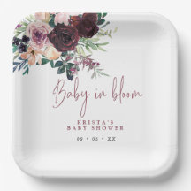 Burgundy Rozen Baby in Baby shower Bloom