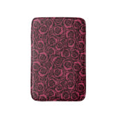Burgundy-rozen Badmat (Voorkant Verticaal)