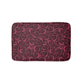 Burgundy-rozen Badmat (Voorkant)