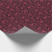 Burgundy-rozen Cadeaupapier (Hoek)