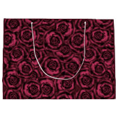 Burgundy-rozen Groot Cadeauzakje (Achterkant)