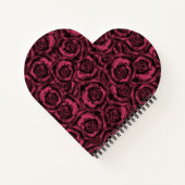 Burgundy-rozen Notitieboek (Achterkant)