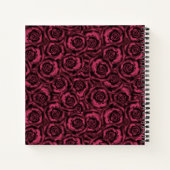 Burgundy-rozen Notitieboek (Achterkant)