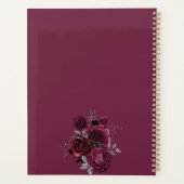 Burgundy-Rozen Planner (Achterkant)