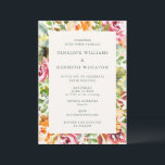 Burgundy Rustic Botanical Waterverf Wedding Kaart<br><div class="desc">Burgundy Floral Botanical Waterverf Weddenschap met RSVP</div>