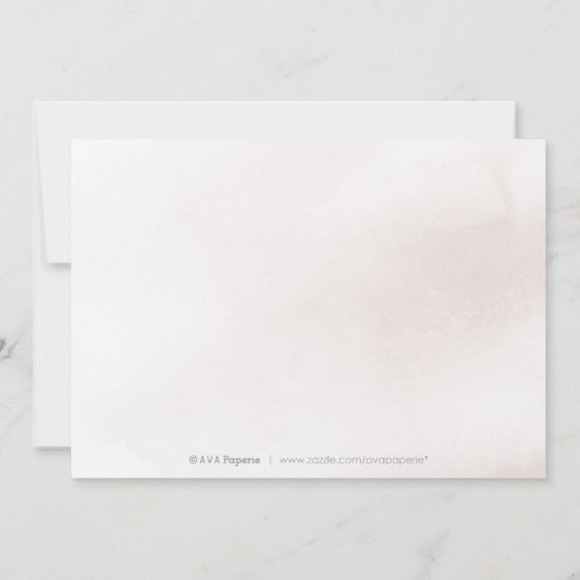 Burgundy rustic floral calligraphy save the date (Achterkant)