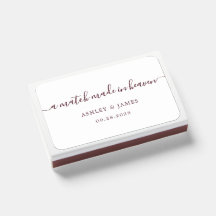 Burgundy Schrift Hemelbestemming Huwelijk