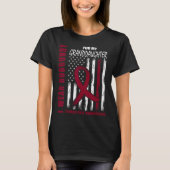 Burgundy Sickle Cell Awareness Shirt kleindochter (Voorkant)