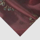 Burgundy Silk-Look Diamond  Tissuepapier (Detail)