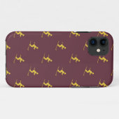 Burgundy Skier Case-Mate iPhone Case (Achterkant (horizontaal))
