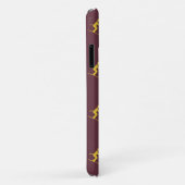 Burgundy Skier Hoesje-Mate iPhone Case (Achterkant/rechts)