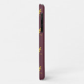 Burgundy Skier Hoesje-Mate iPhone Case (Achterkant/links)
