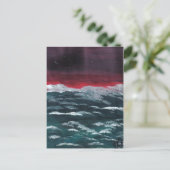 Burgundy Skies Briefkaart (Staand voorkant)