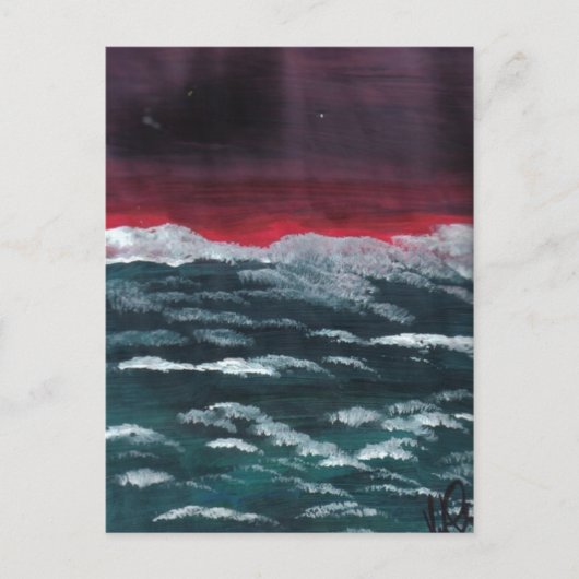 Burgundy Skies Briefkaart (Voorkant)