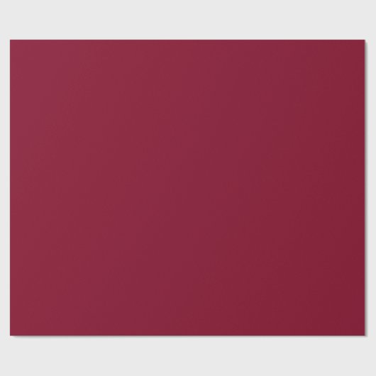 Burgundy Solid Cadeaupapier (Vlak)