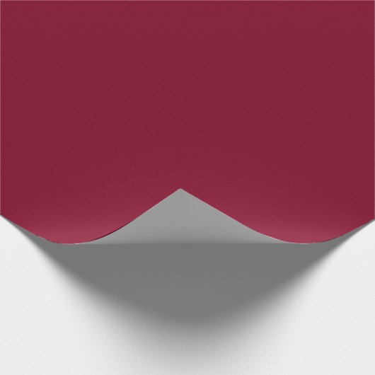 Burgundy Solid Cadeaupapier (Hoek)