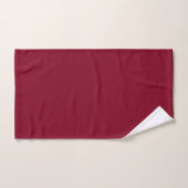 Burgundy Solid Color Bad Handdoek (Handdoek)