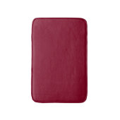 Burgundy Solid Color Badmat (Voorkant Verticaal)