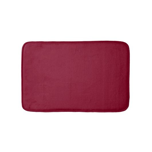 Burgundy Solid Color Badmat (Voorkant)