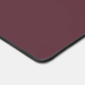 Burgundy Solid Color Bureaumat (Hoek)