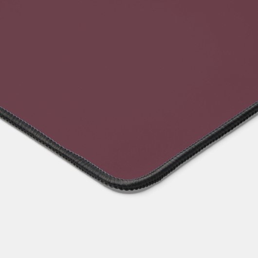 Burgundy Solid Color Bureaumat (Hoek)