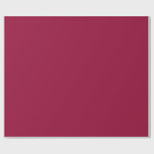 Burgundy Solid Color Cadeaupapier (Vlak)