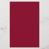 Burgundy Solid Color Flyer (Voorkant)