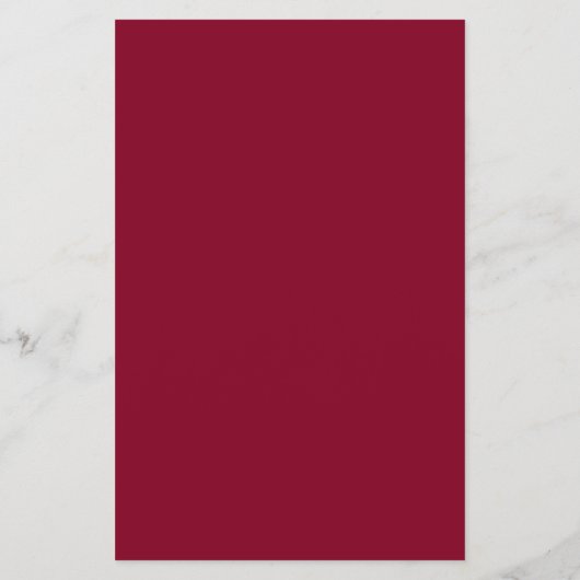 Burgundy Solid Color Flyer (Achterkant)