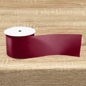 Burgundy Solid Color Satijnen Lint