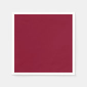 Burgundy Solid Color Servet (Voorkant)