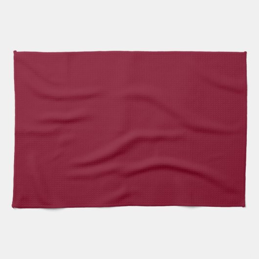 Burgundy Solid Color Theedoek (Horizontaal)