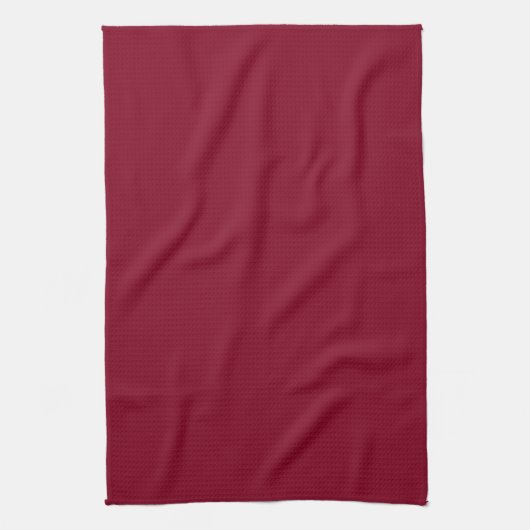 Burgundy Solid Color Theedoek (Verticaal)