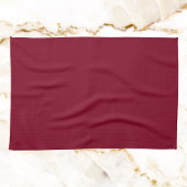 Burgundy Solid Color Theedoek
