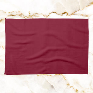 Burgundy Solid Color Theedoek