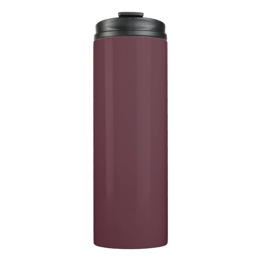 Burgundy Solid Color Thermosbeker (Voorkant)