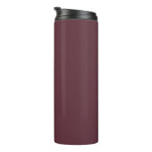 Burgundy Solid Color Thermosbeker (Geroteerd rechts)
