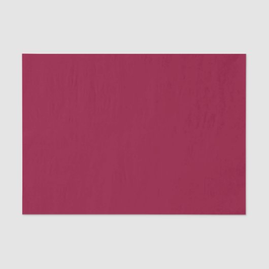 Burgundy Solid Color Tissuepapier (Voorkant)