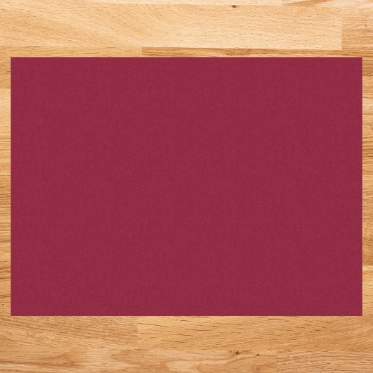 Burgundy Solid Color Tissuepapier