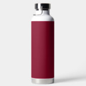 Burgundy Solid Color Waterfles (Rechts)