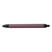 Burgundy Solid Color Zwarte Inkt Pen (Voorkant)