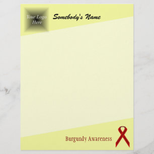 Burgundy Standard Ribbon door Kenneth Yoncich